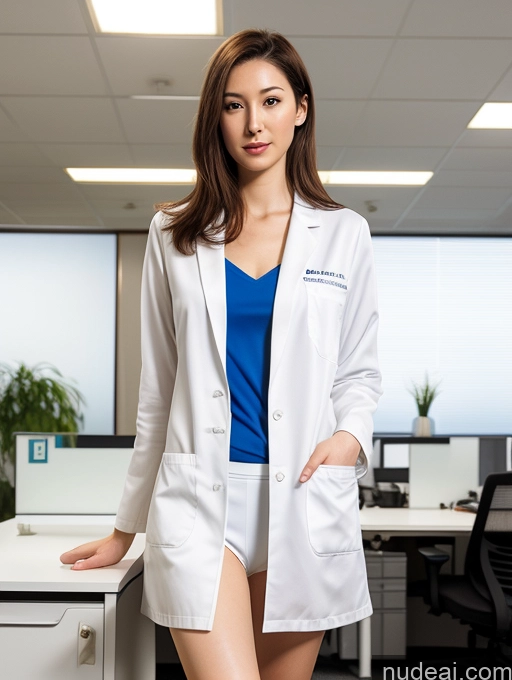 related ai porn images free for Woman One Small Tits Skinny Long Legs Fairer Skin 18 Seductive Brunette Bobcut Japanese 3d Office Front View Spreading Legs Lab Coat