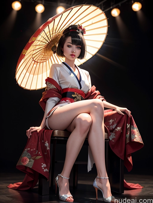 related ai porn images free for Model One 18 Black Hair Short Hair Chinese Stage High Heels Beautiful Geisha