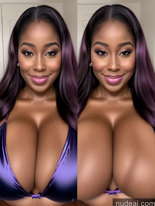 related ai porn images free for Perfect Boobs Beautiful Long Hair Laughing African Cleavage 30s Happy Satin Close-up View Busty Onoff Microkini Huge Boobs Purple Hair