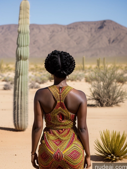 related ai porn images free for 30s Black Hair African Sundress Big Ass Desert Back View Pixie