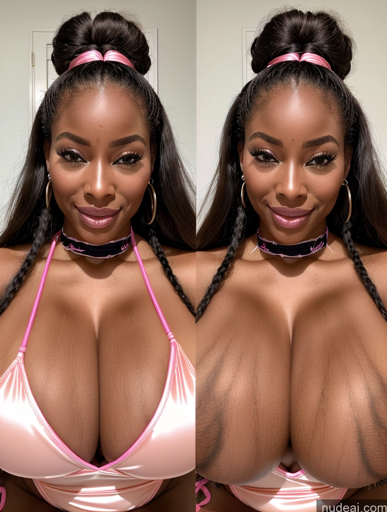 related ai porn images free for One Busty Huge Boobs Perfect Boobs Beautiful Long Hair 30s Happy Laughing Ginger African Close-up View Microkini Satin Cleavage Onoff Bimbo