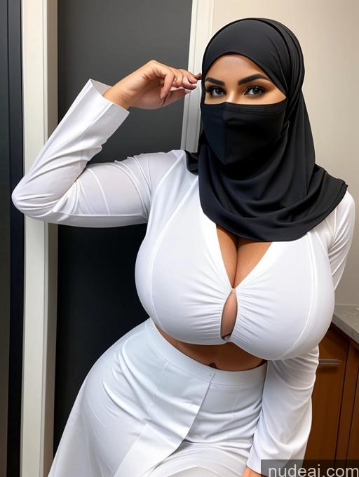 related ai porn images free for Busty Perfect Boobs Beautiful Muscular Soft + Warm Abs Niqab Long Skirt Lab Coat Huge Boobs