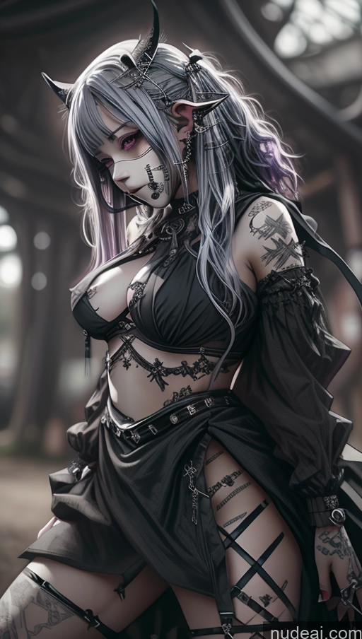 related ai porn images free for Perfect Boobs Busty Big Ass Close-up View Purple Hair Straddling Elf Outfit/Elf Bikini Goth Gals V2 Gothic Punk Girl