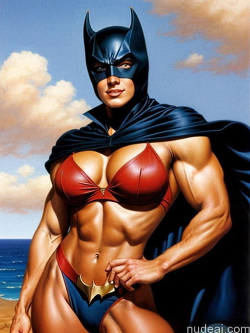 related ai porn images free for Bodybuilder Busty Muscular Abs Batwoman Art By Boris Vallejo Boris Vallejo Art Style