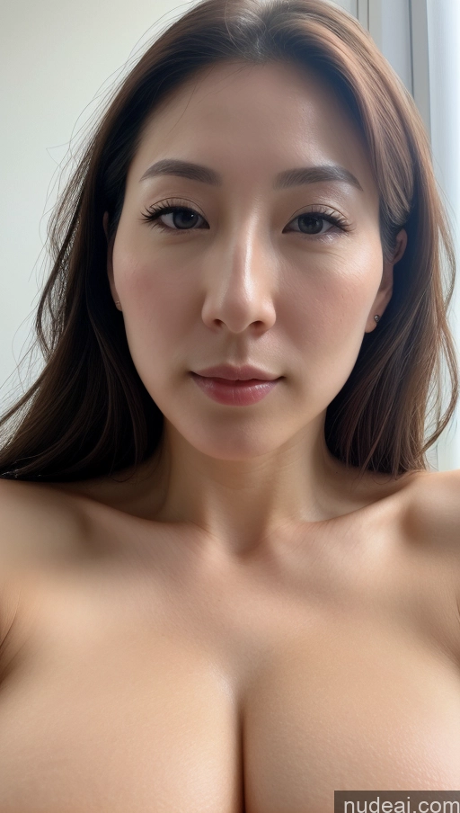 related ai porn images free for Woman One Huge Boobs Beautiful Fairer Skin 30s Brunette Slicked Close-up View Detailed Simple Korean