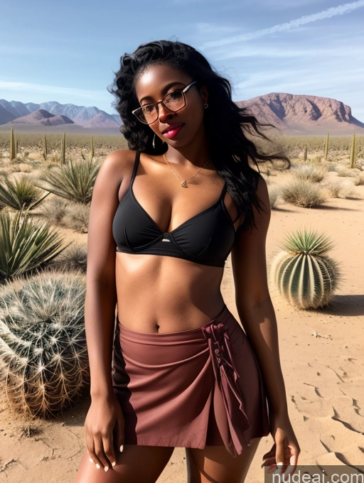 related ai porn images free for Big Ass Glasses Lipstick Skinny Dark Skin 18 Seductive Black Hair Messy Latina Desert Mini Skirt