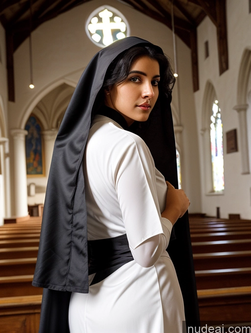 related ai porn images free for Seductive Black Hair Messy Nun Church Indian Back View Big Ass