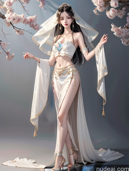 related ai porn images free for Model One Skinny Beautiful 18 White Hair Japanese Long Hair High Heels China Goddess Fashion