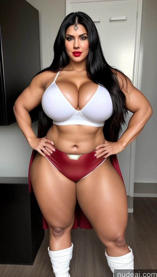 related ai porn images free for Huge Boobs Lipstick Big Ass Abs Chubby Fairer Skin Black Hair Long Hair Indian Muscular Superhero