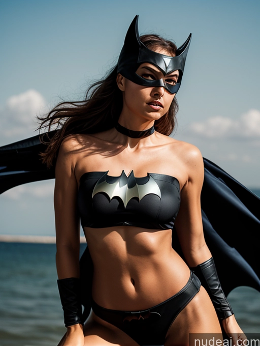 related ai porn images free for Superheroine Powering Up Detailed Batwoman Strapless