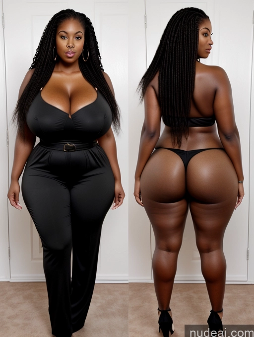 related ai porn images free for Woman Huge Boobs Perfect Boobs Big Ass Big Hips Thick 30s Black Hair Cleavage African Long Hair Back View High Heels Jumpsuit Bright Lighting Onoff