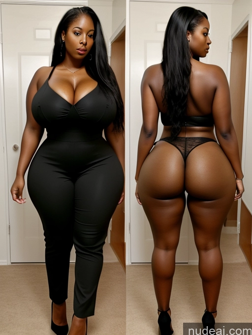 related ai porn images free for Woman Huge Boobs Perfect Boobs Big Ass Big Hips Thick 30s Black Hair Cleavage African Long Hair Back View High Heels Jumpsuit Bright Lighting Onoff One