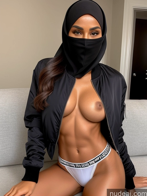 related ai porn images free for Miss Universe Model Abs Beautiful Perfect Boobs Perfect Body Jacket Blouse Bomber Niqab Couch Skinny Busty