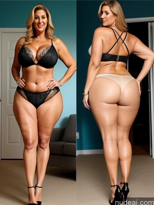 ai nude image of two pictures of a woman in a black bra top and a woman in a black bra top pics of Tall Long Legs Big Ass Chubby Big Hips Thick Abs 70s Busty High Heels