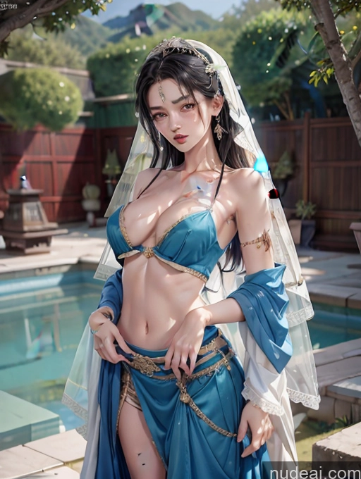 related ai porn images free for Model One Perfect Boobs Skinny 18 Japanese Straight China Goddess Fashion Blue Hair Downblouse: 俯身露乳