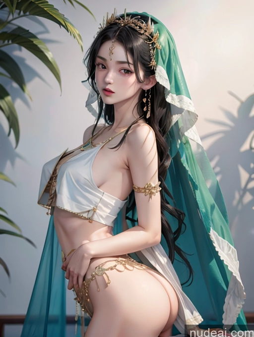 related ai porn images free for Model One Beautiful Skinny 18 Green Hair Long Hair Japanese China Goddess Fashion Doggystyle (Side View)