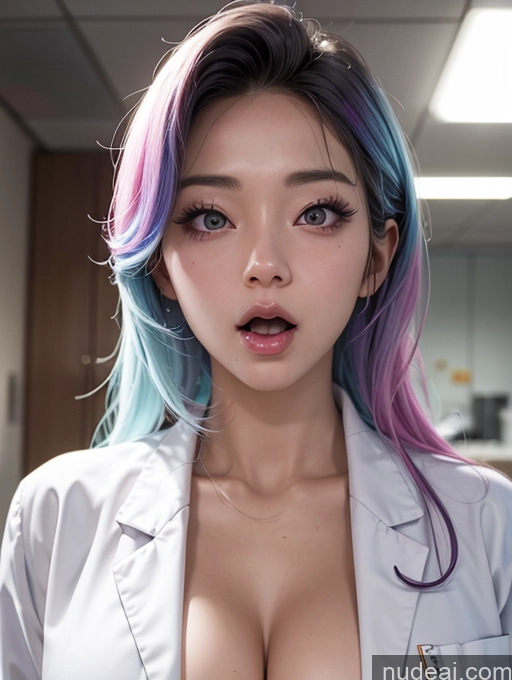 related ai porn images free for Korean Perfect Boobs Lab Coat Ahegao