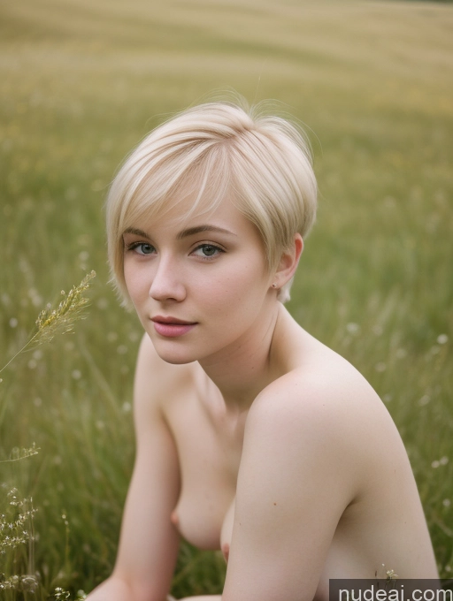 related ai porn images free for Woman Beautiful Fairer Skin 18 Blonde Short Hair Close-up View Russian Meadow