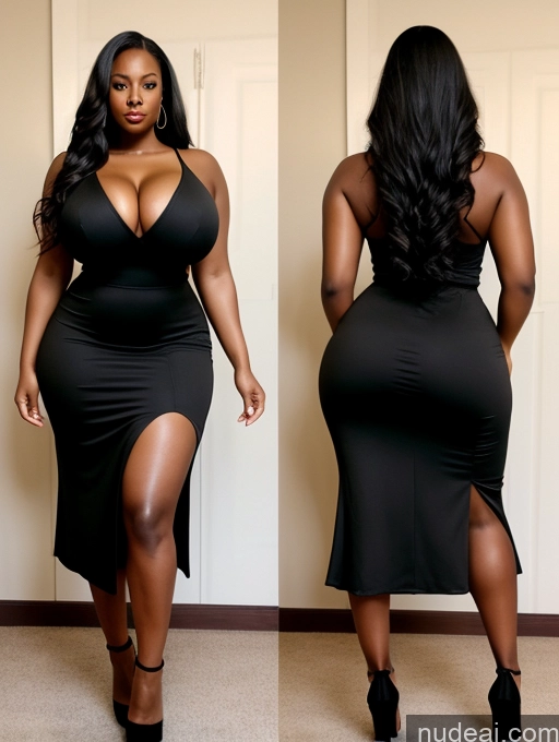 related ai porn images free for One Huge Boobs Thick Woman Big Ass Big Hips 30s African Black Hair Long Hair Cleavage Simple Detailed Alternative High Heels Front View Dress Long Skirt