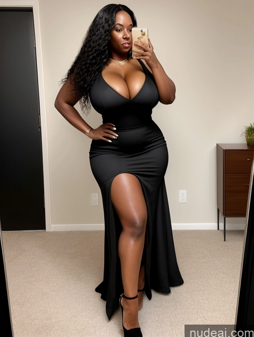 related ai porn images free for One Huge Boobs Thick Woman Big Ass Big Hips 30s African Black Hair Long Hair Cleavage Simple Detailed Alternative High Heels Front View Dress Long Skirt