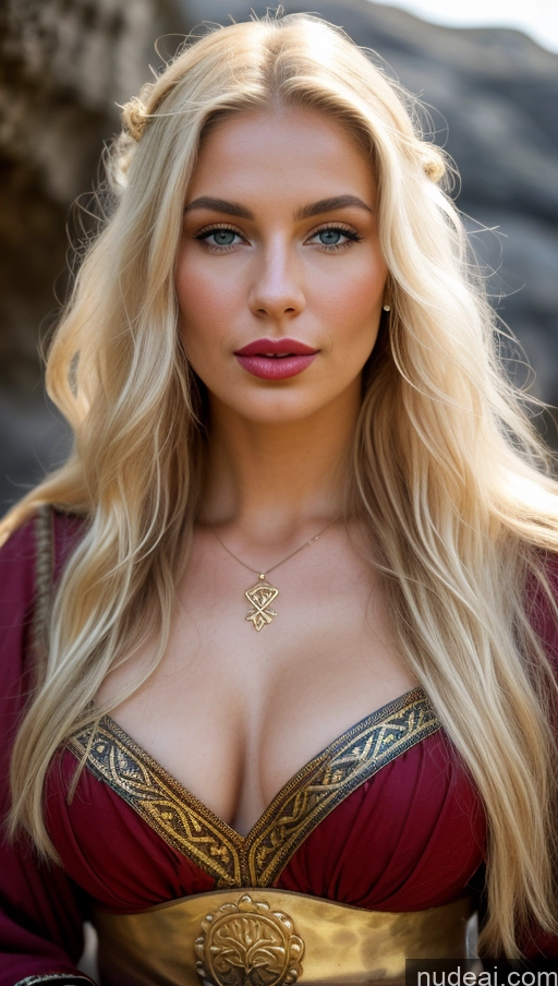 related ai porn images free for Model Small Tits Beautiful Lipstick Sexy Face Pouting Lips Blonde Scandinavian Cleavage Jewelry Gold Jewelry Bright Lighting Medieval Front View Painting Traditional Tribal Detailed Viking Pubic Hair Perfect Body Cave