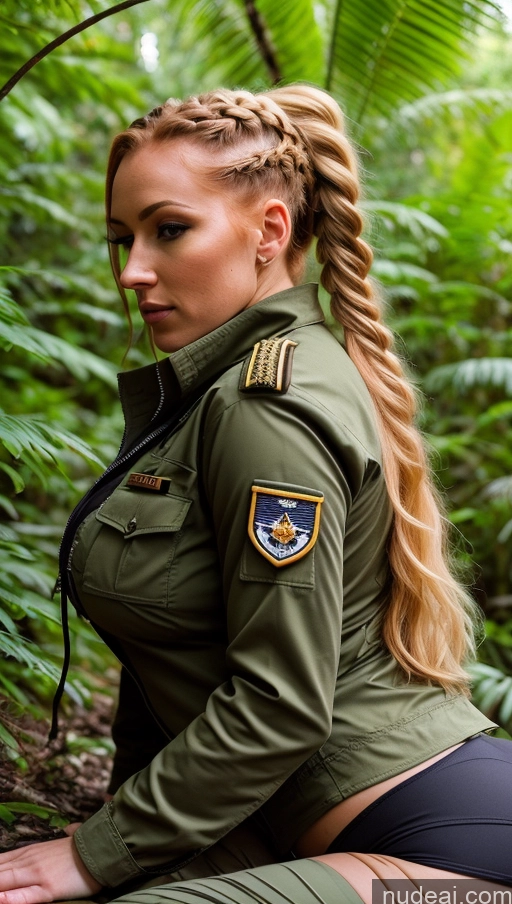 related ai porn images free for Beautiful Big Ass 20s Blonde Braided Irish Skin Detail (beta) Military Cosplay Detailed Side View Busty Jungle Woman Jacket Yoga Pants On Back