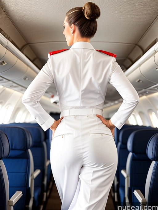 related ai porn images free for Back View Big Ass Bending Over White Hair Bun Flight Attendant