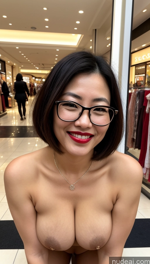 related ai porn images free for Milf One Busty Perfect Boobs Beautiful Perfect Body Pubic Hair Japanese Mall Front View Nude 30s Laughing Seductive Happy Bobcut Glasses Lipstick