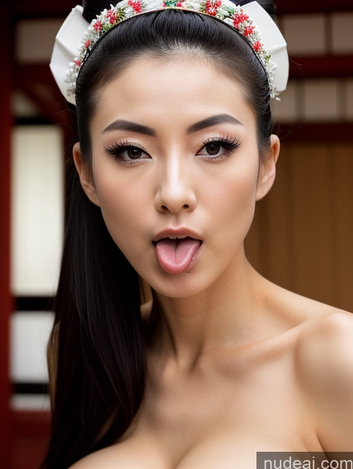 related ai porn images free for Small Tits Skinny Fairer Skin Black Hair Hair Bun Japanese Geisha Partially Nude Double-fold Eyelids Adjuster Blowjob