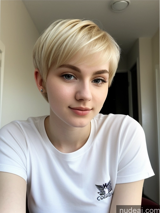 related ai porn images free for Sorority Beautiful Fairer Skin 18 Blonde Pixie Russian Close-up View Shirt