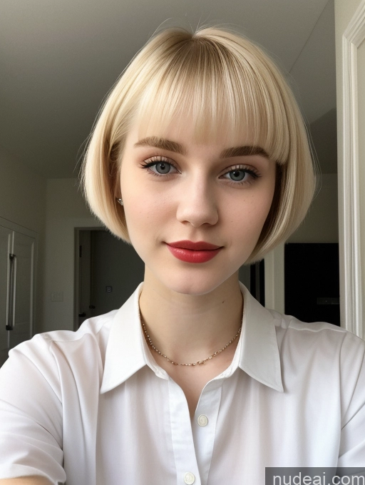 related ai porn images free for Beautiful Fairer Skin 18 Blonde Sorority Russian Close-up View Shirt Short Hair Lipstick