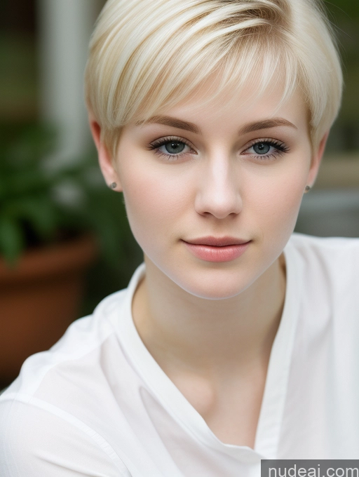 related ai porn images free for Woman Beautiful Fairer Skin 18 Blonde Pixie Russian Close-up View Shirt Detailed