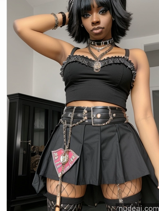 related ai porn images free for Punk Skirt Black Laughing