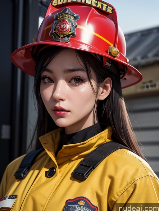 related ai porn images free for Korean Perfect Boobs Firefighter