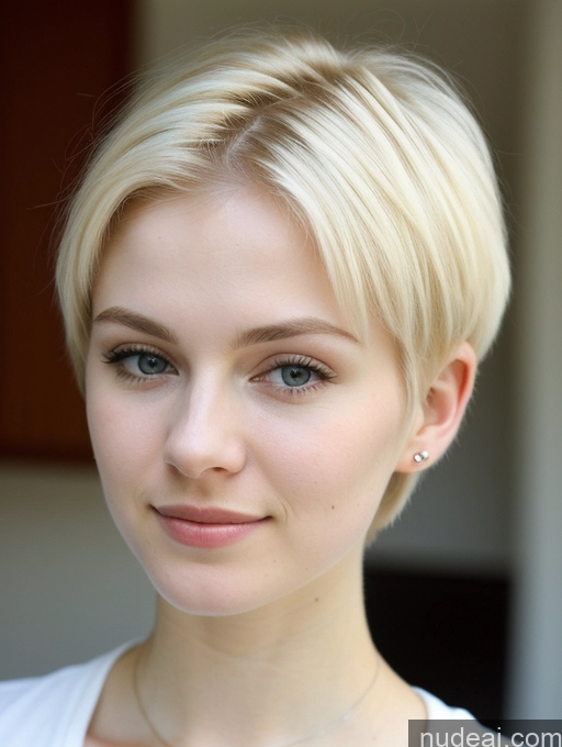 related ai porn images free for Woman Beautiful Fairer Skin 18 Blonde Pixie Russian Close-up View Shirt