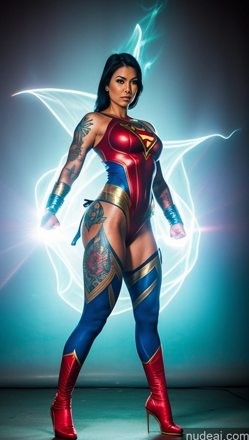 related ai porn images free for Tattoos Superhero Superheroine Powering Up