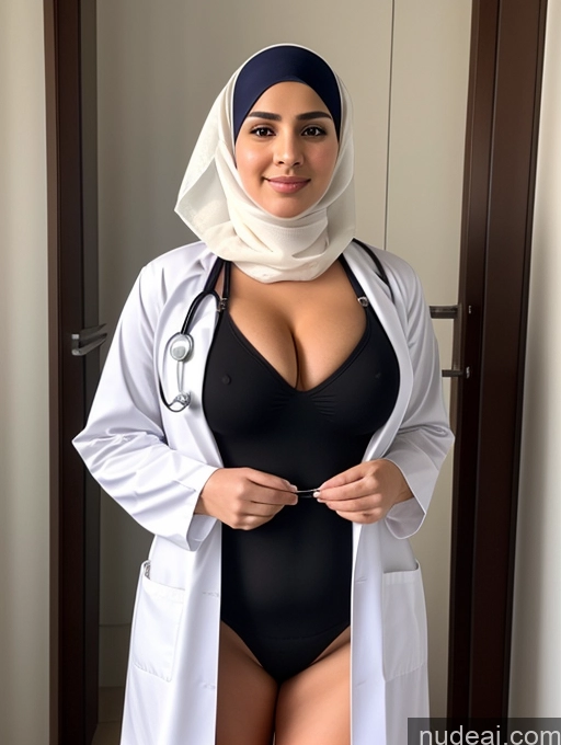 related ai porn images free for Thick Niqab Partially Nude Busty Doctor