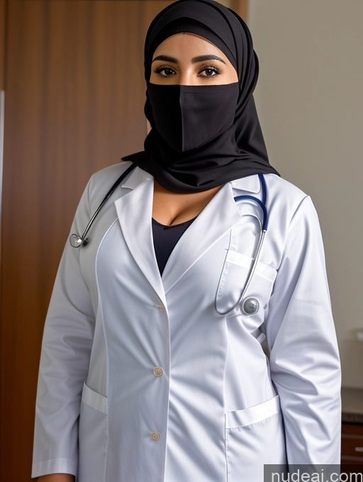 related ai porn images free for Thick Niqab Partially Nude Busty Doctor