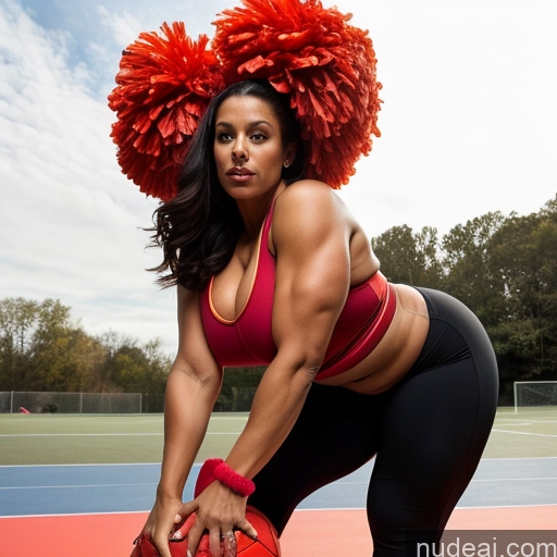 ai nude image of arafed woman in a red top and black leggings holding a basketball pics of Huge Boobs Big Ass Abs Fat Fairer Skin Busty Long Legs Tall Czech Hell Yoga Thick Chubby Big Hips Bodybuilder Perfect Body Perfect Boobs Cheerleader Soccer Sports