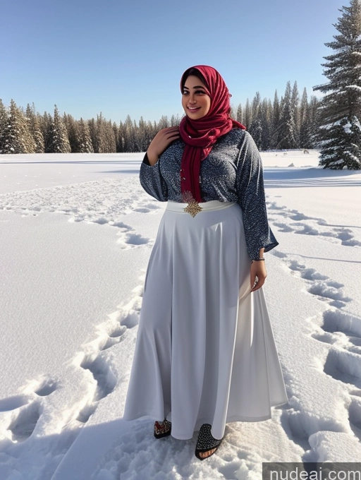 related ai porn images free for Arabic Chubby Long Skirt Shirt Snow