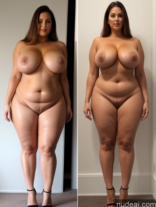 ai nude image of arafed woman with a very large breast before and after her surgery pics of Long Legs Tall Big Hips Chubby Big Ass Thick Abs Perfect Boobs Beautiful Busty Nude High Heels Two 50s