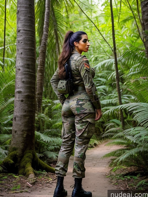 related ai porn images free for Indian Military Big Ass 30s Jungle Long Legs Pouting Lips T-pose Back View