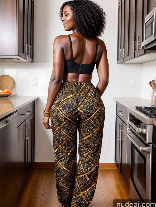 related ai porn images free for 30s Big Ass Perfect Body African Harem Pants Cooking Back View