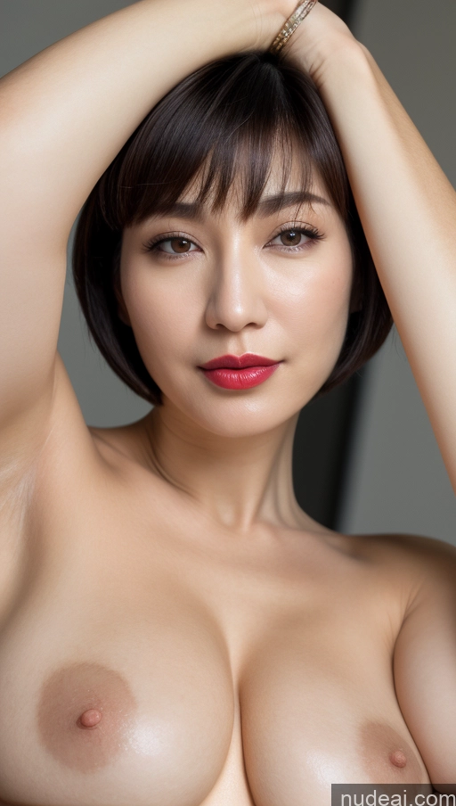 related ai porn images free for Woman One Huge Boobs Beautiful Lipstick Fairer Skin 40s Black Hair Short Hair Korean Close-up View Detailed Simple