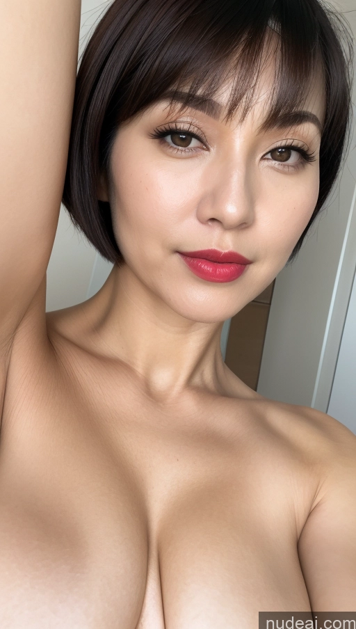 related ai porn images free for Woman One Huge Boobs Beautiful Lipstick Fairer Skin 40s Black Hair Short Hair Korean Close-up View Detailed