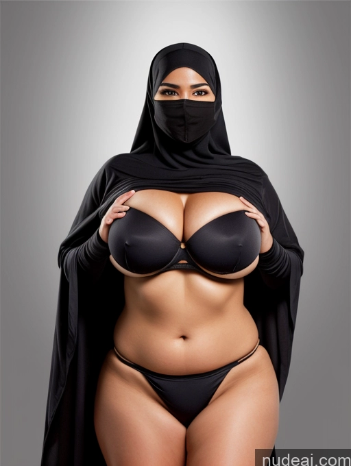 related ai porn images free for Huge Boobs Big Hips Niqab Partially Nude Ninja