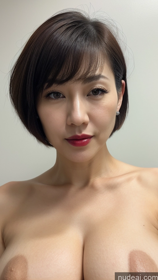 related ai porn images free for Woman One Huge Boobs Beautiful Lipstick Fairer Skin 40s Short Hair Korean Close-up View Detailed Simple