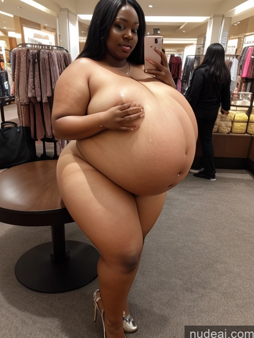 related ai porn images free for Huge Boobs Big Ass Thick Chubby Fat Big Hips Pregnant Dark Skin Black Dark_Fantasy_Style Belly Inflation, Cuminflation, Overeating Mall