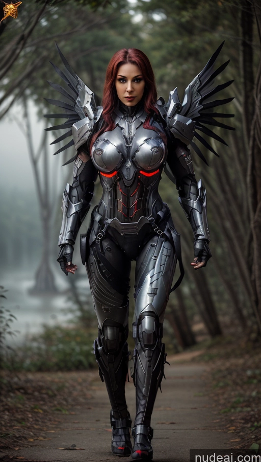 related ai porn images free for Vampire Abs Muscular Busty Cyborg Mech Suit Has Wings