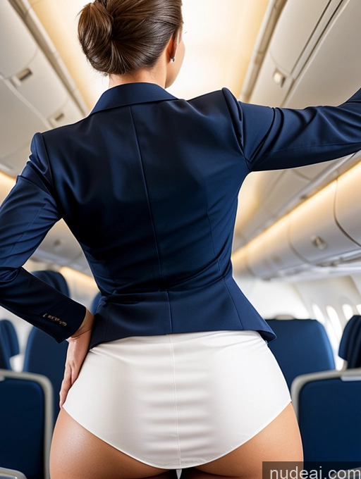 related ai porn images free for Big Ass Hair Bun Back View Bending Over Flight Attendant